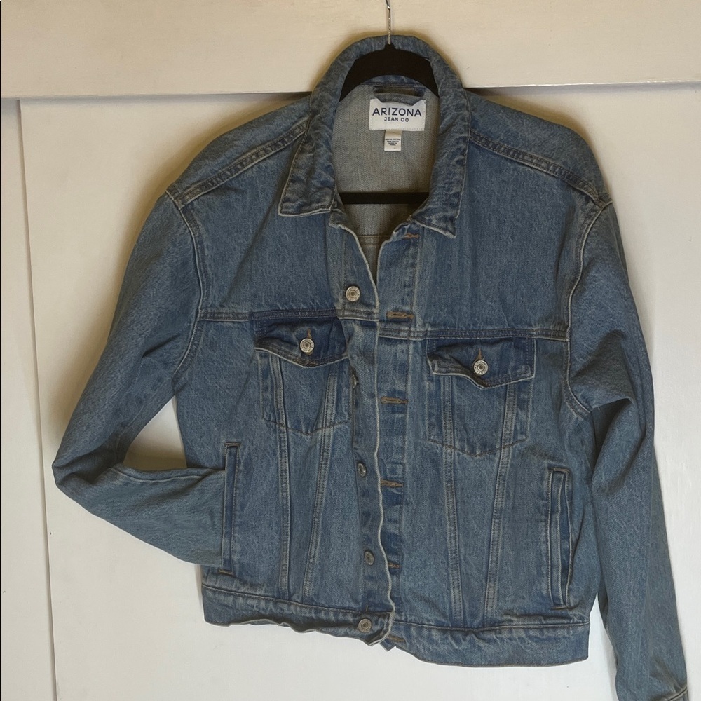 Arizona Jean Company Blue Denim Jacket size medium